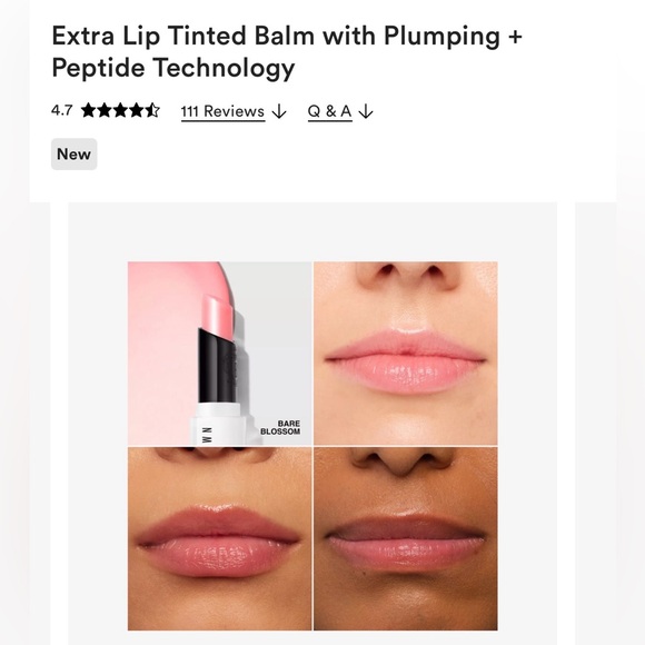 Bobbi Brown Other - NWT Bobbi brown Extra Lip Tinted Balm - bare bloom